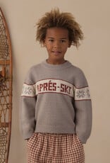 Rylee + Cru LLC REAGAN SWEATER APRES SKI DUSTY-BLUE