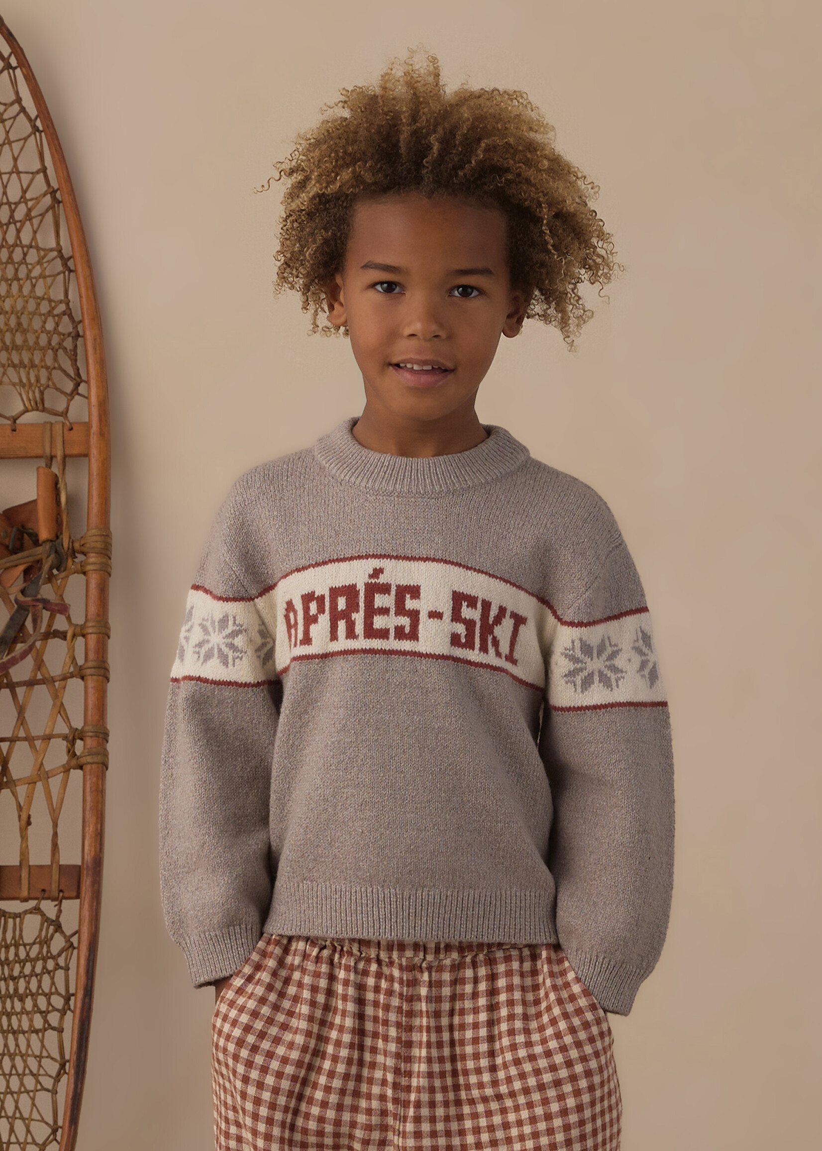 Rylee + Cru LLC REAGAN SWEATER APRES SKI DUSTY-BLUE