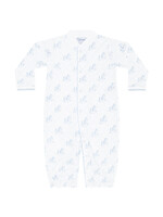 Nellapima Blue Rocking Horse Romper LS