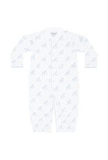 Nellapima Blue Rocking Horse Romper LS