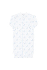 Nellapima Blue Rocking Horse Romper LS