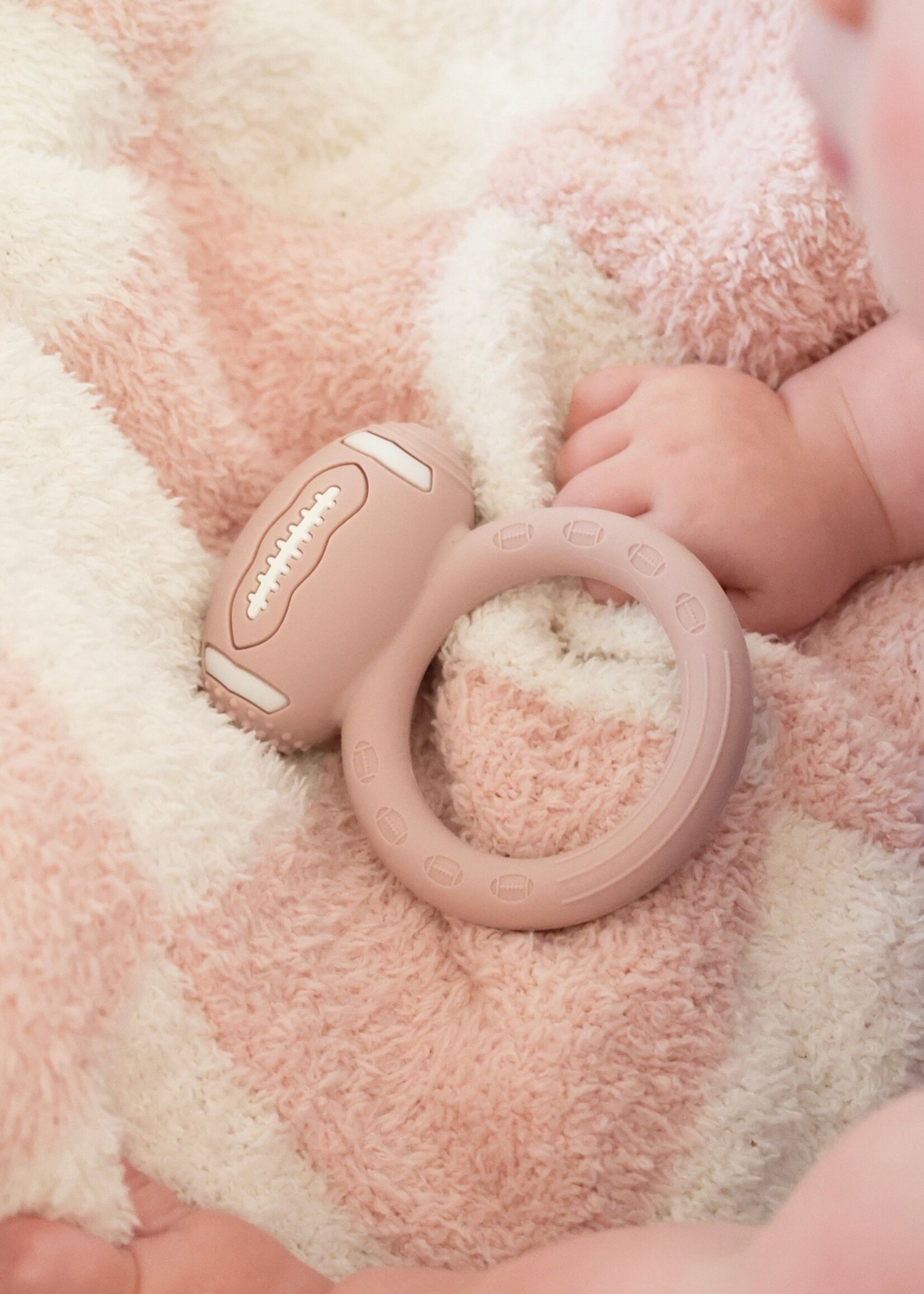 Calla & Friends Touchdown Silicone Rattle