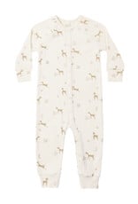 Rylee + Cru LLC ORGANIC PAJAMA LONG JOHN FAWNS