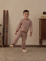 Rylee + Cru LLC RELAXED SET BRICK STRIPE