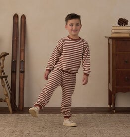 Rylee + Cru LLC RELAXED SET BRICK STRIPE