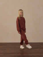 Rylee + Cru LLC BAGGY SWEATPANT BRICK