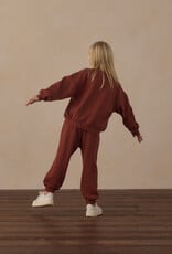 Rylee + Cru LLC BAGGY SWEATPANT BRICK