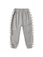 Rylee + Cru LLC PANELED SWEATPANT HEATHERED DUSTY BLUE