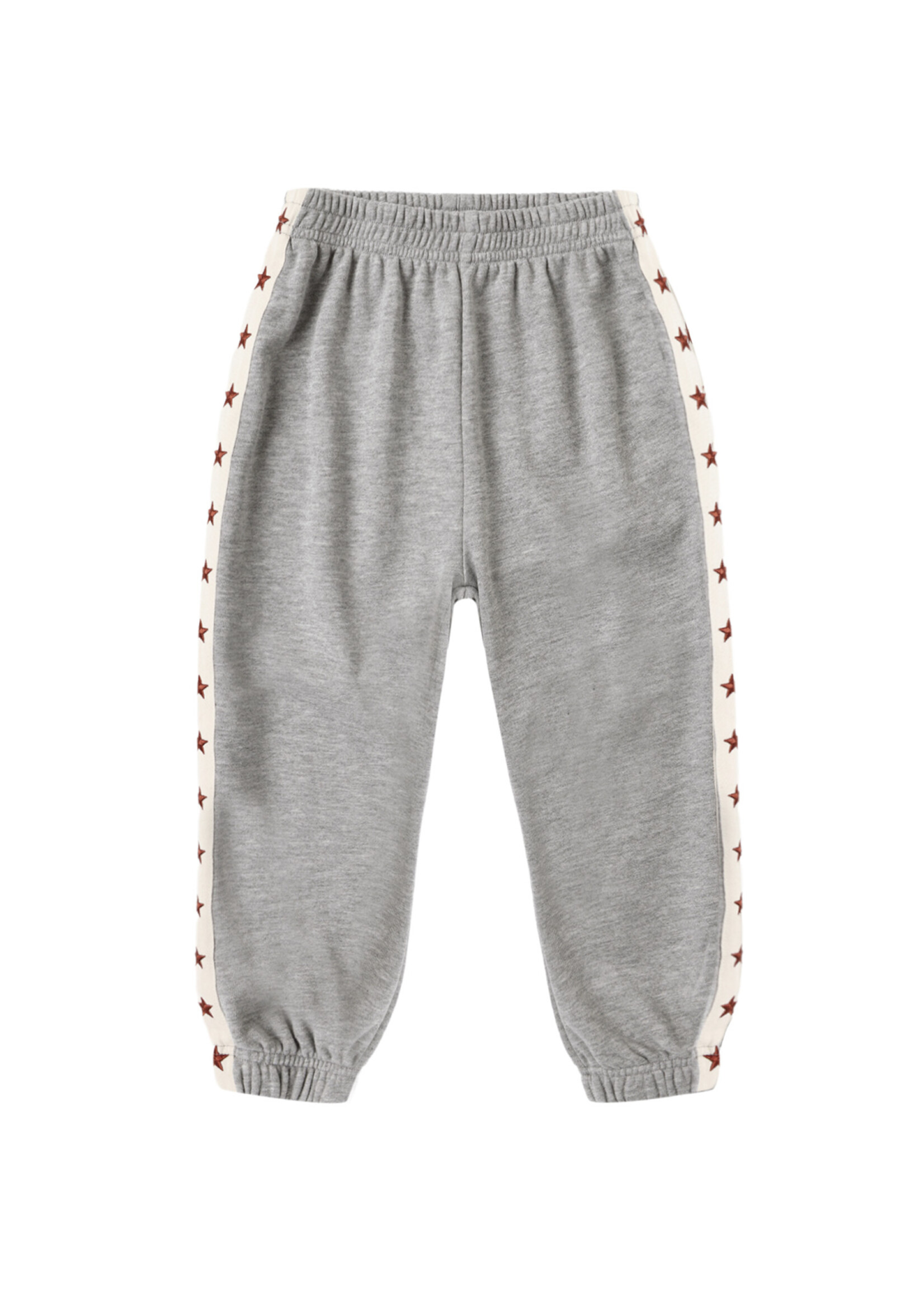 Rylee + Cru LLC PANELED SWEATPANT HEATHERED DUSTY BLUE