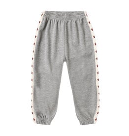Rylee + Cru LLC PANELED SWEATPANT HEATHERED DUSTY BLUE