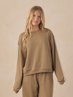 Rylee + Cru LLC TEEN OVERSIZED SWEATSHIRT OLIVE
