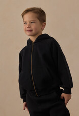 Rylee + Cru LLC TECH HOODIE HEATHERED BLACK