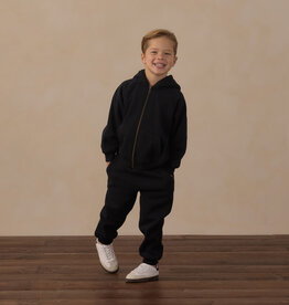 Rylee + Cru LLC CENTURY TECH JOGGER HEATHERED BLACK