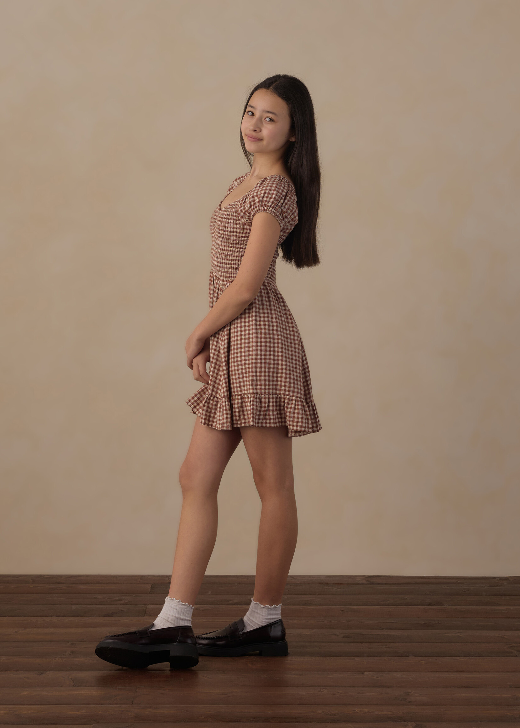 Rylee + Cru LLC TEEN IVY DRESS PINK FLORAL BLUSH