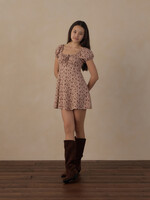 Rylee + Cru LLC TEEN IVY DRESS PINK FLORAL BLUSH