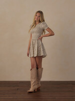 Rylee + Cru LLC TEEN MARIE DRESS WINTER GARDEN IVORY