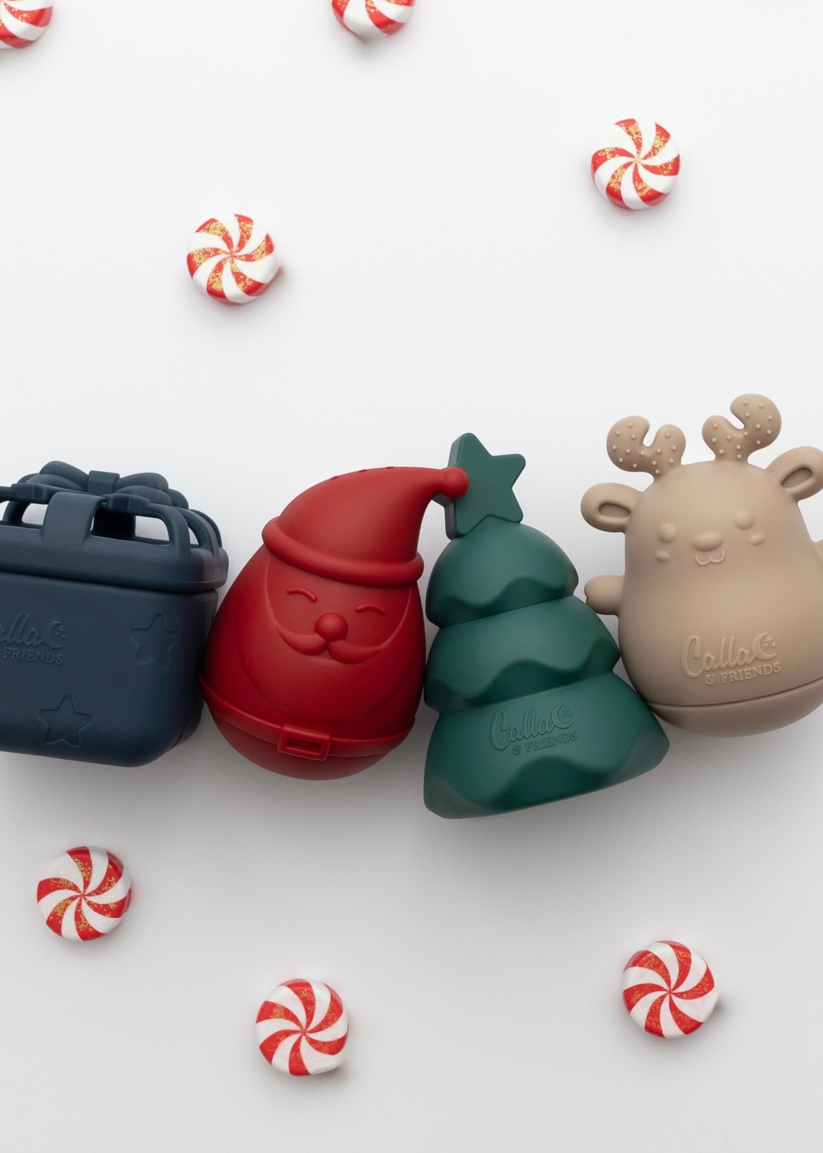Calla & Friends Holly Jolly Bath Toys
