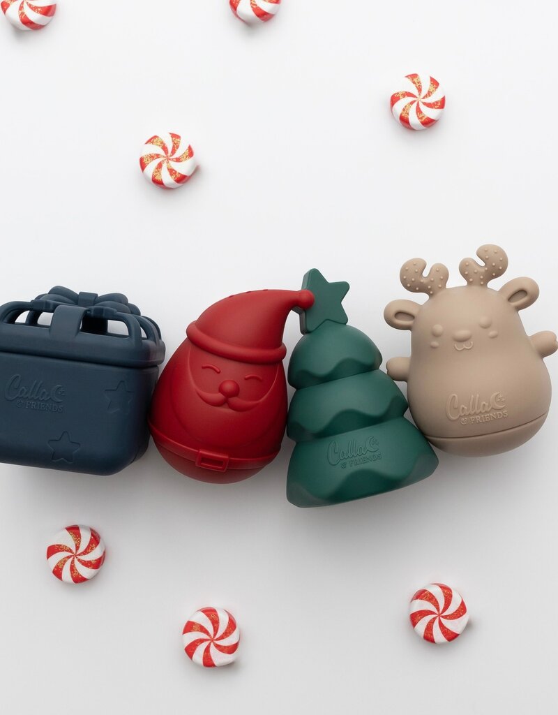 Calla & Friends Holly Jolly Bath Toys