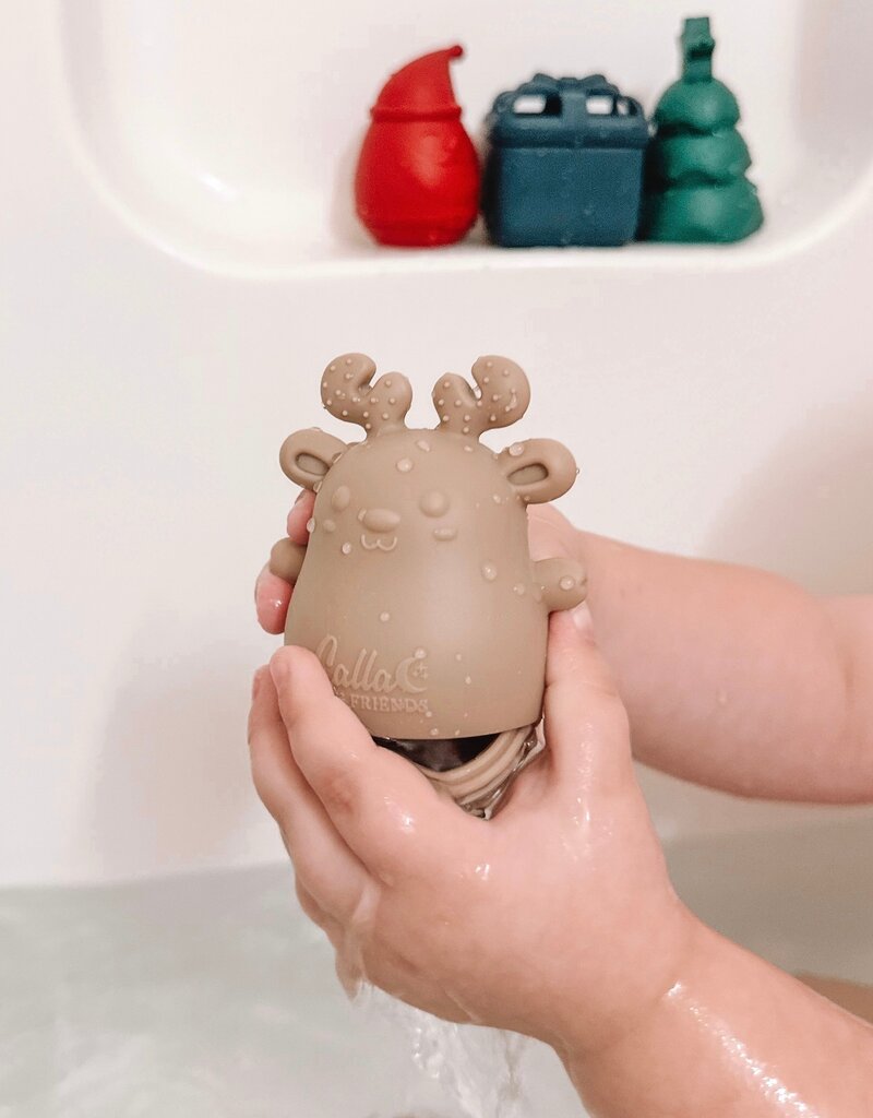 Calla & Friends Holly Jolly Bath Toys