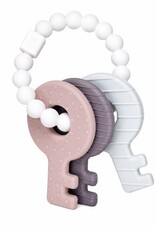 Three Hearts & Co. Key Rattle Teether