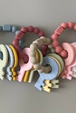 Three Hearts & Co. Key Rattle Teether