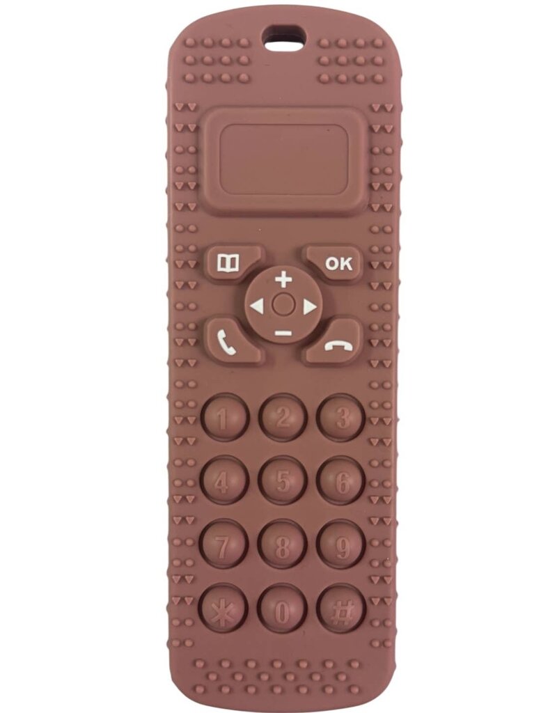 Three Hearts & Co. Telephone Silicone Pop-It Teether