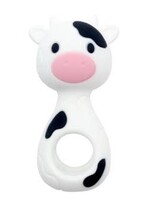 Bpa All Silicone Cow Rattle