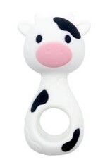 Three Hearts & Co. Bpa All Silicone Cow Rattle
