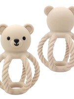 Bpa All Silicone Bear Rattle