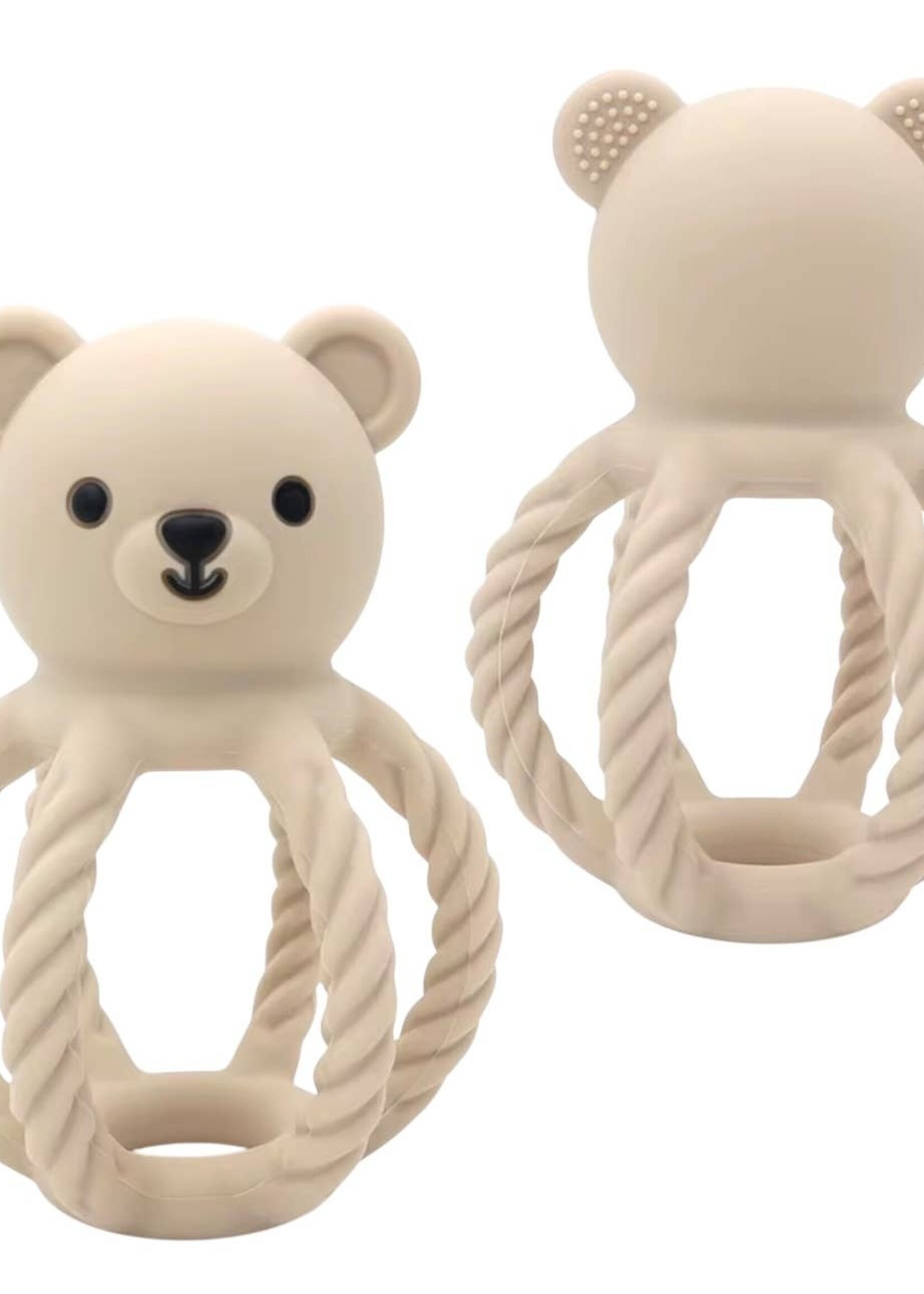 Bpa All Silicone Bear Rattle