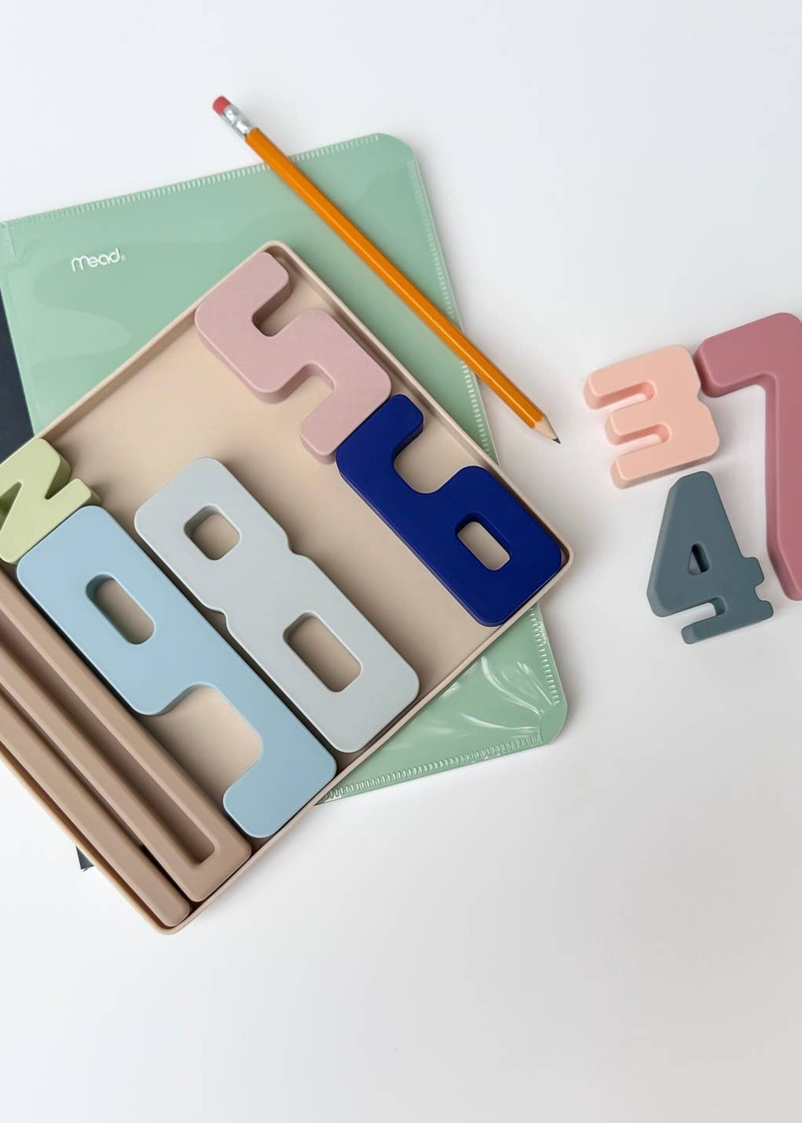 Calla & Friends Wyatt Number Stacking Blocks