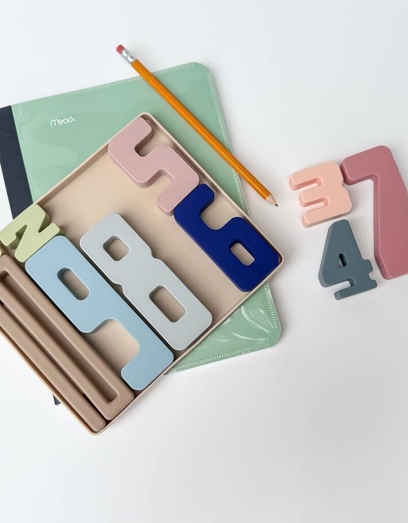 Calla & Friends Wyatt Number Stacking Blocks