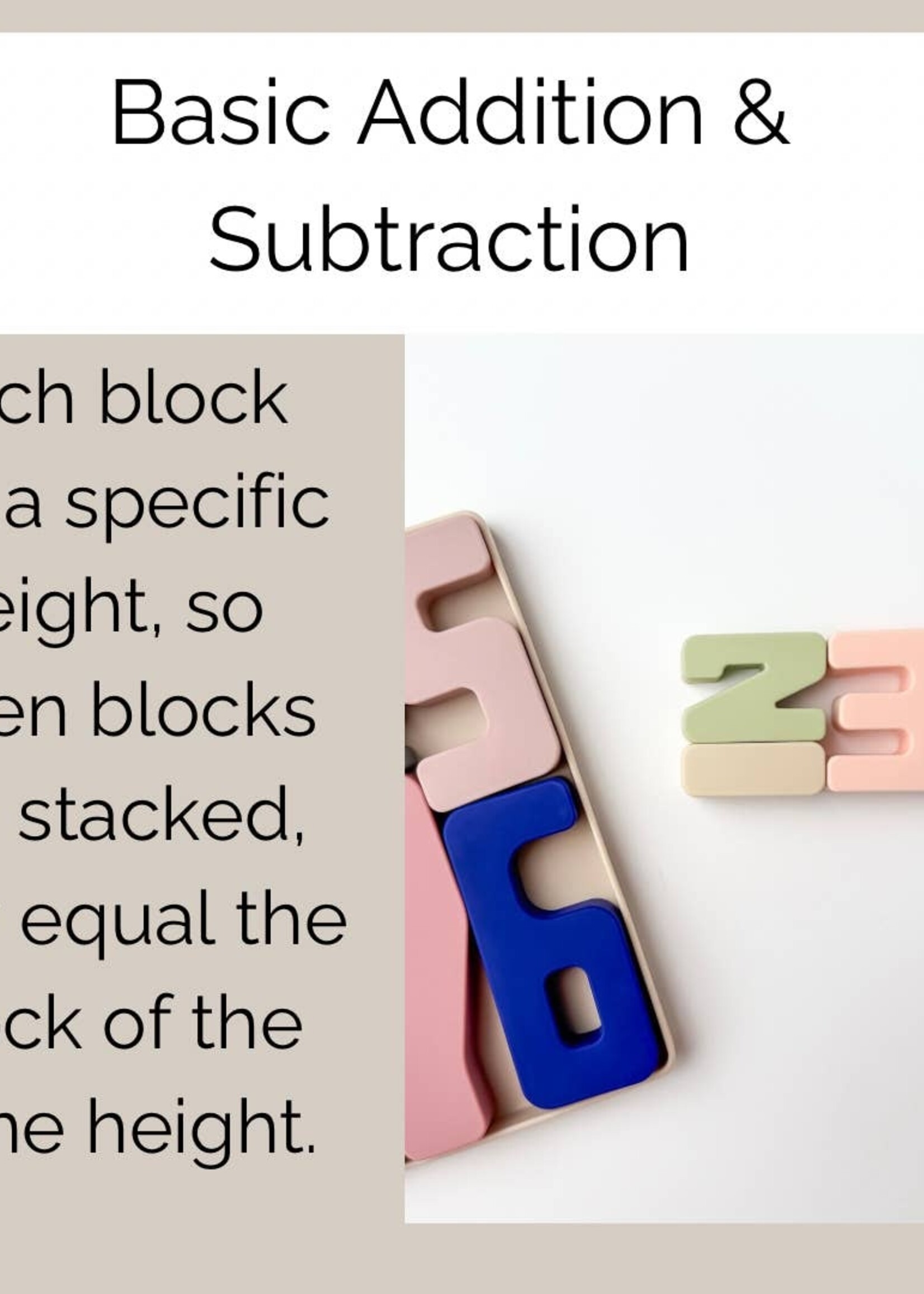Calla & Friends Wyatt Number Stacking Blocks
