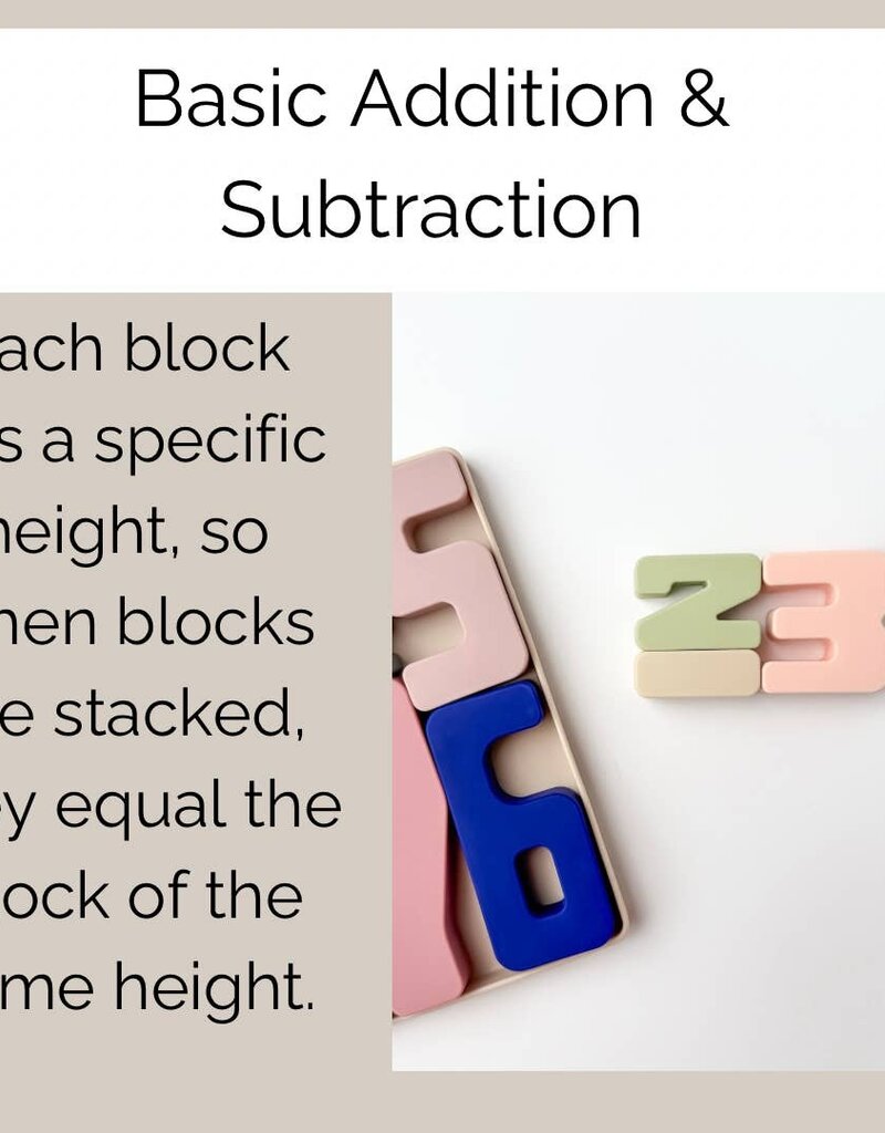 Calla & Friends Wyatt Number Stacking Blocks