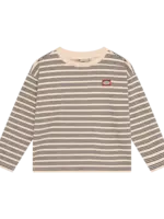 Robo Kidswear T-SHIRT LONGSLEEVE STRIPED SANDSHELL