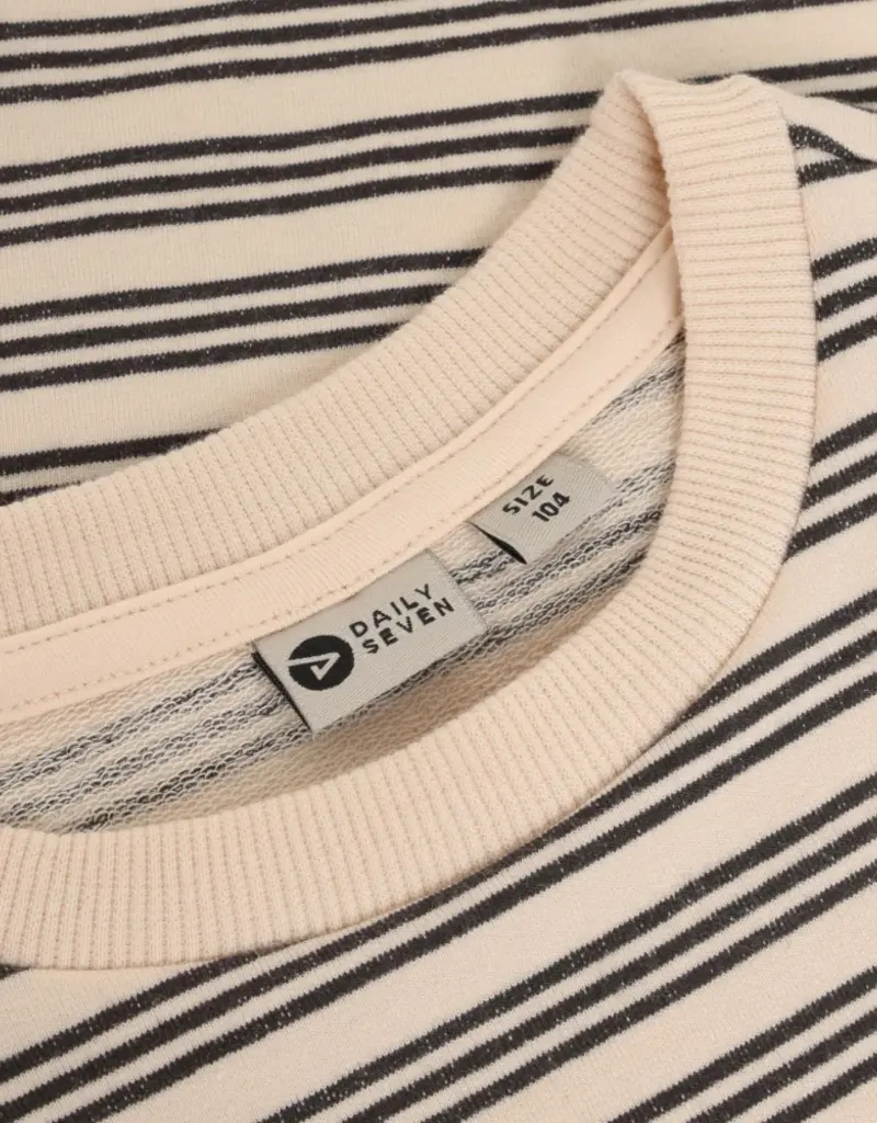 Robo Kidswear T-SHIRT LONGSLEEVE STRIPED SANDSHELL