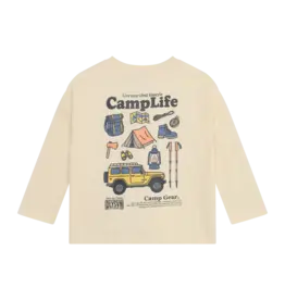 Robo Kidswear T-SHIRT LONGSLEEVE BACKPRINT CAMP LIFE