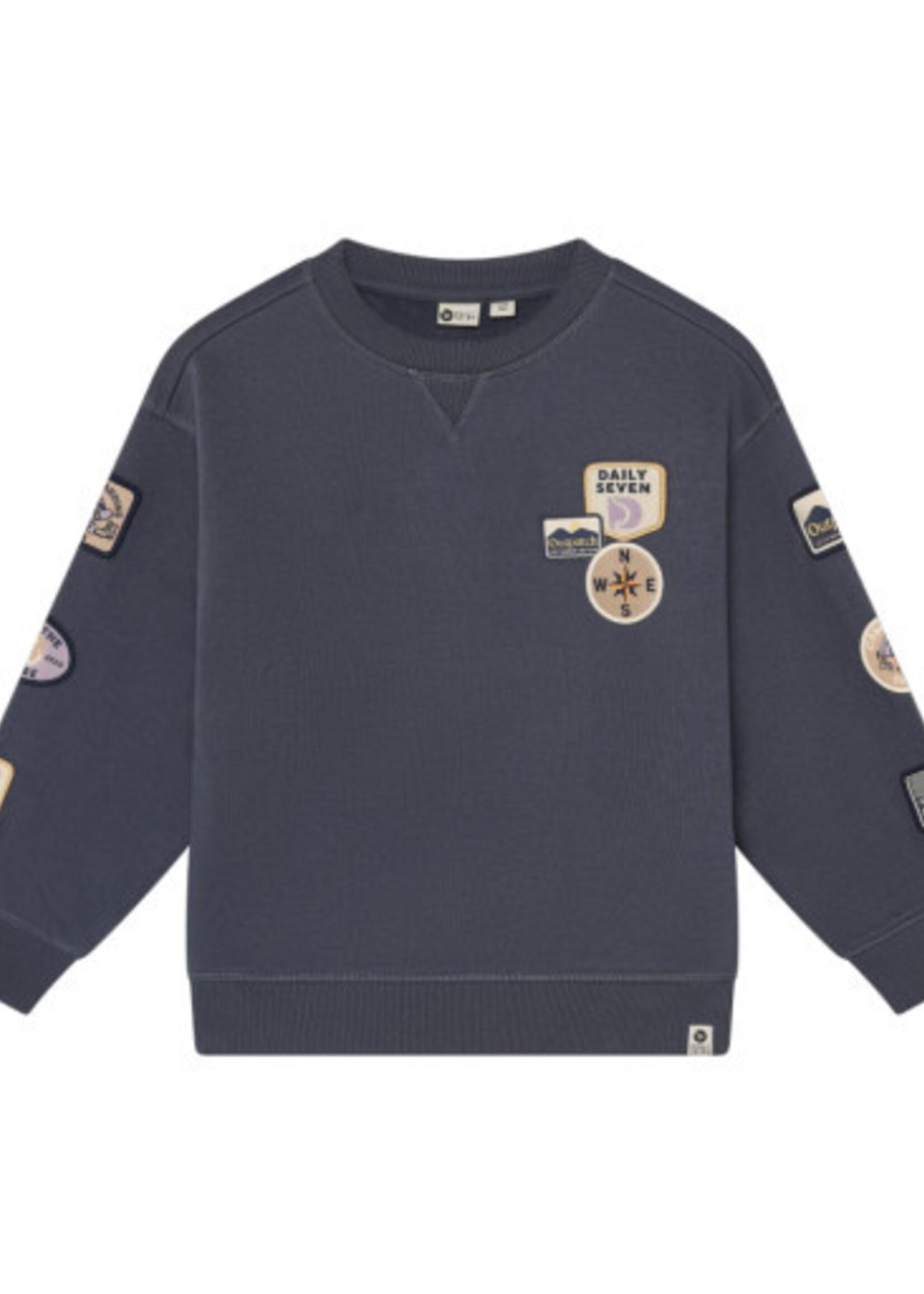 Robo Kidswear OVERSIZED SWEATER BADGES ODYSSEY GRAY