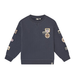 Robo Kidswear OVERSIZED SWEATER BADGES ODYSSEY GRAY