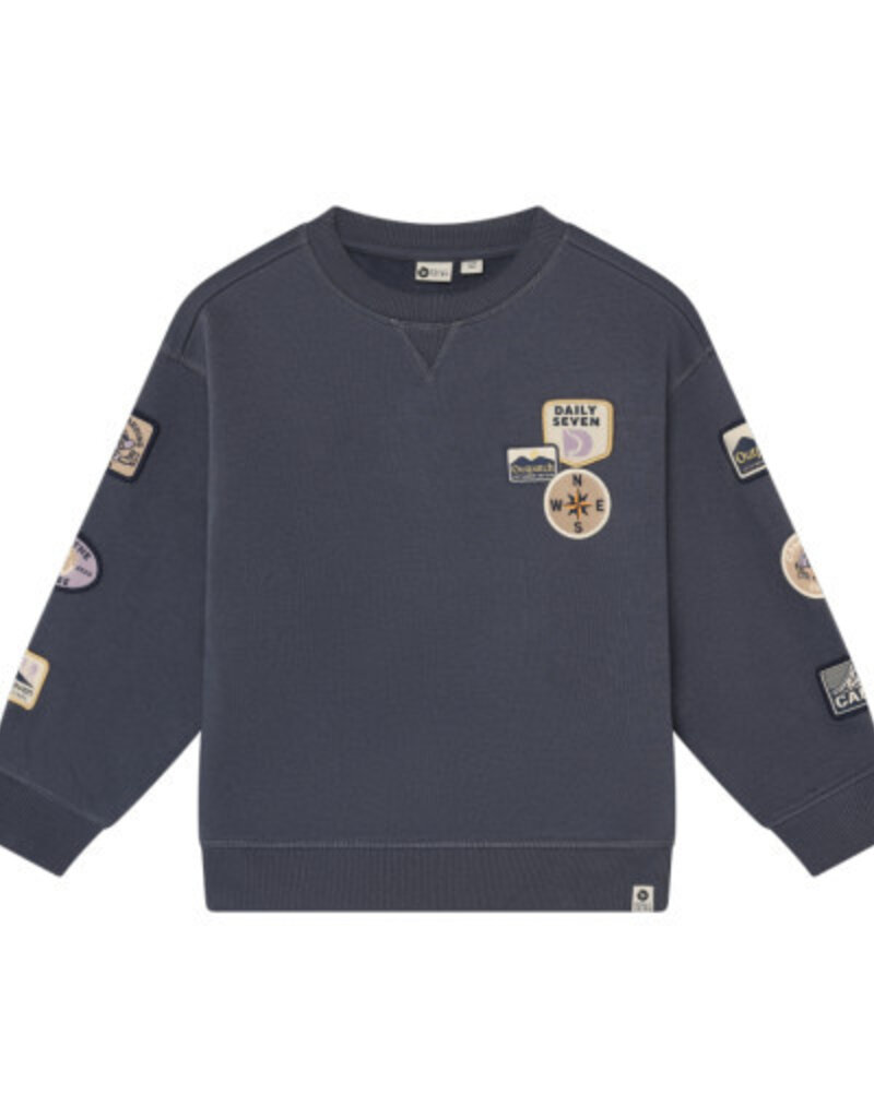 Robo Kidswear OVERSIZED SWEATER BADGES ODYSSEY GRAY