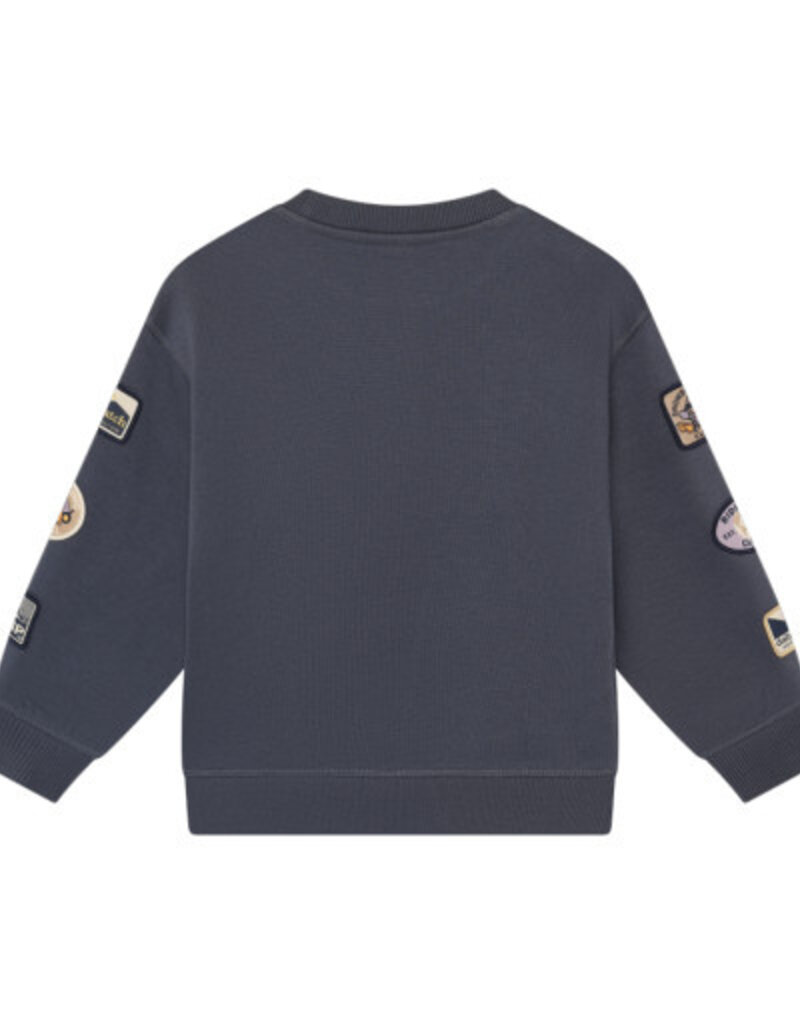 Robo Kidswear OVERSIZED SWEATER BADGES ODYSSEY GRAY