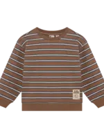 Robo Kidswear OVERSIZED SWEATER STRIPED ALMOND BROWN