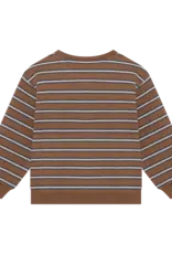 Robo Kidswear OVERSIZED SWEATER STRIPED ALMOND BROWN