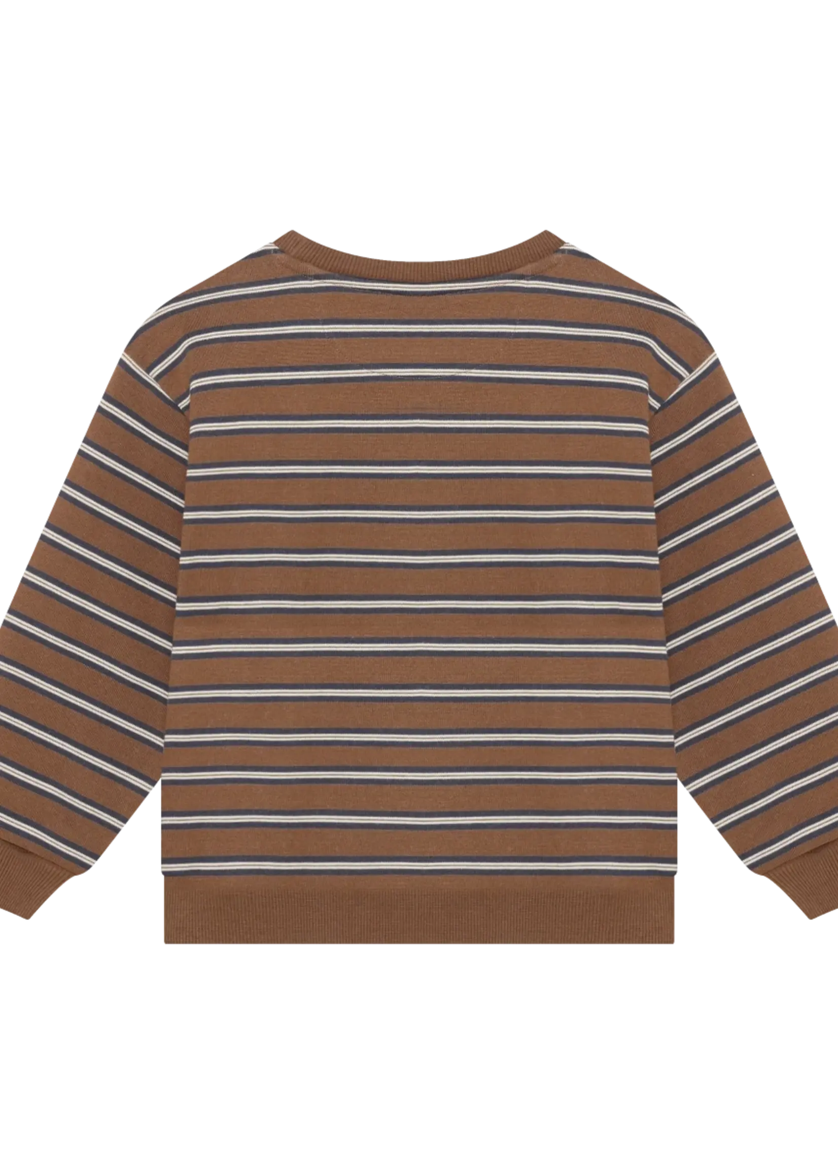 Robo Kidswear OVERSIZED SWEATER STRIPED ALMOND BROWN