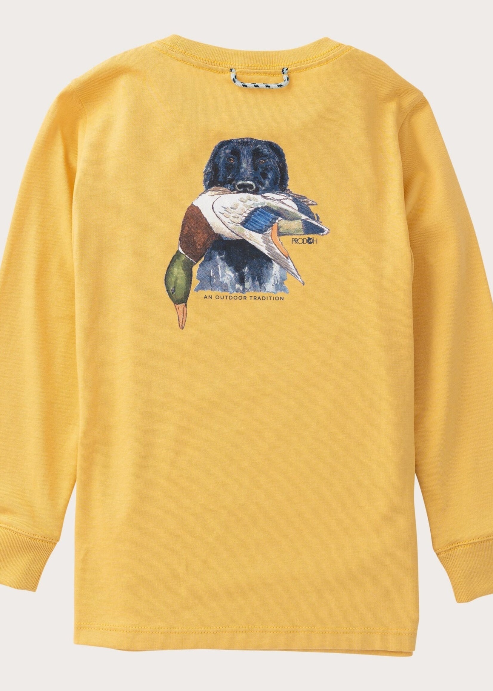 Prodoh L/S Cotton T-Shirt Ochre