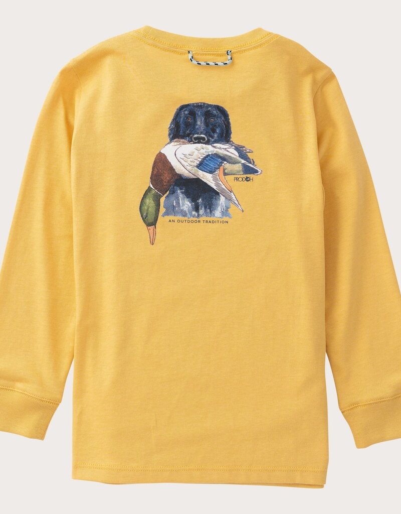 Prodoh L/S Cotton T-Shirt Ochre