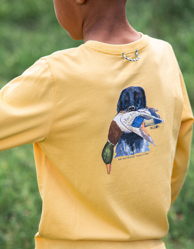 Prodoh L/S Cotton T-Shirt Ochre