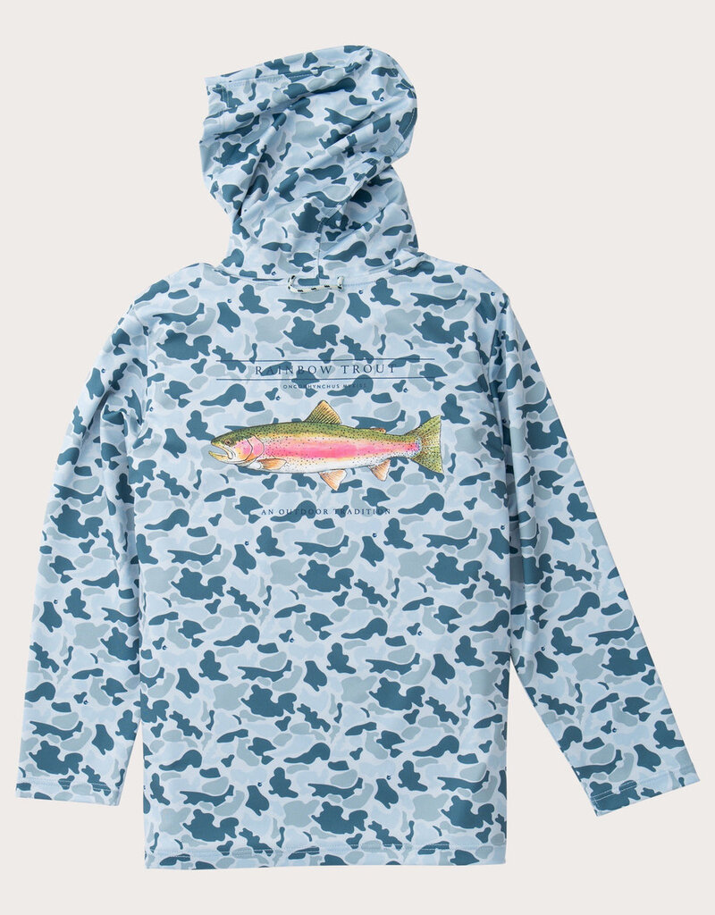 Prodoh Pro Performance Hoodie T-Shirt Cool Blues Break Point Camo