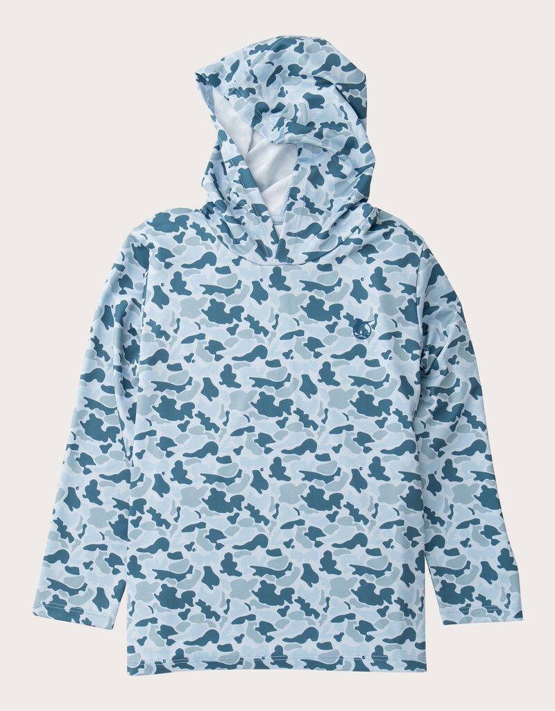 Prodoh Pro Performance Hoodie T-Shirt Cool Blues Break Point Camo