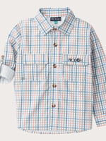 Prodoh Founders Kids L/S Fishing Shirt Arona Sullivans Island Plaid